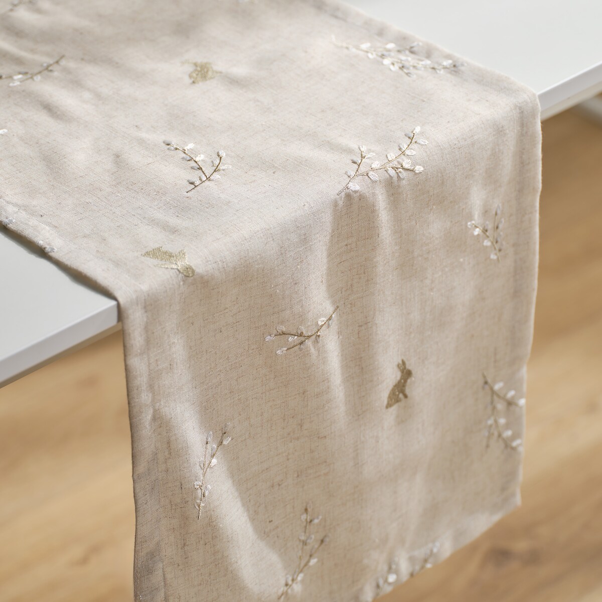 Bieżnik Haftowany Bazinka 40x180 cm z motywem bazi