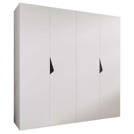 Szafa uchylna Sandi 1 200 wys 202 cm Biały + u Czarny
