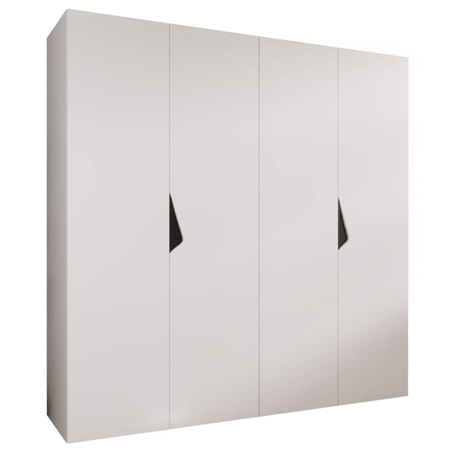 Szafa uchylna Sandi 1 200 wys 202 cm Biały + u Czarny