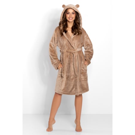 Szlafrok Teddy Beige, XL