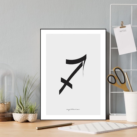 plakat znak zodiaku strzelec 30x40 cm