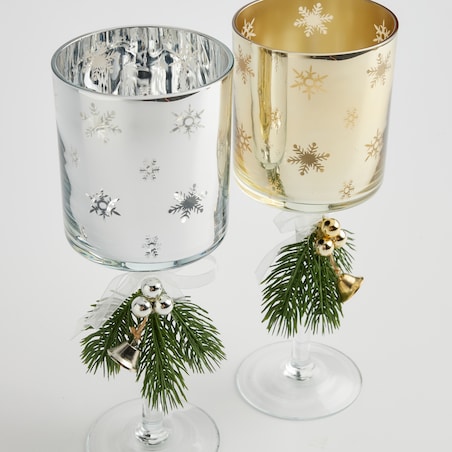 Świecznik Flejken z motywem śnieżynki