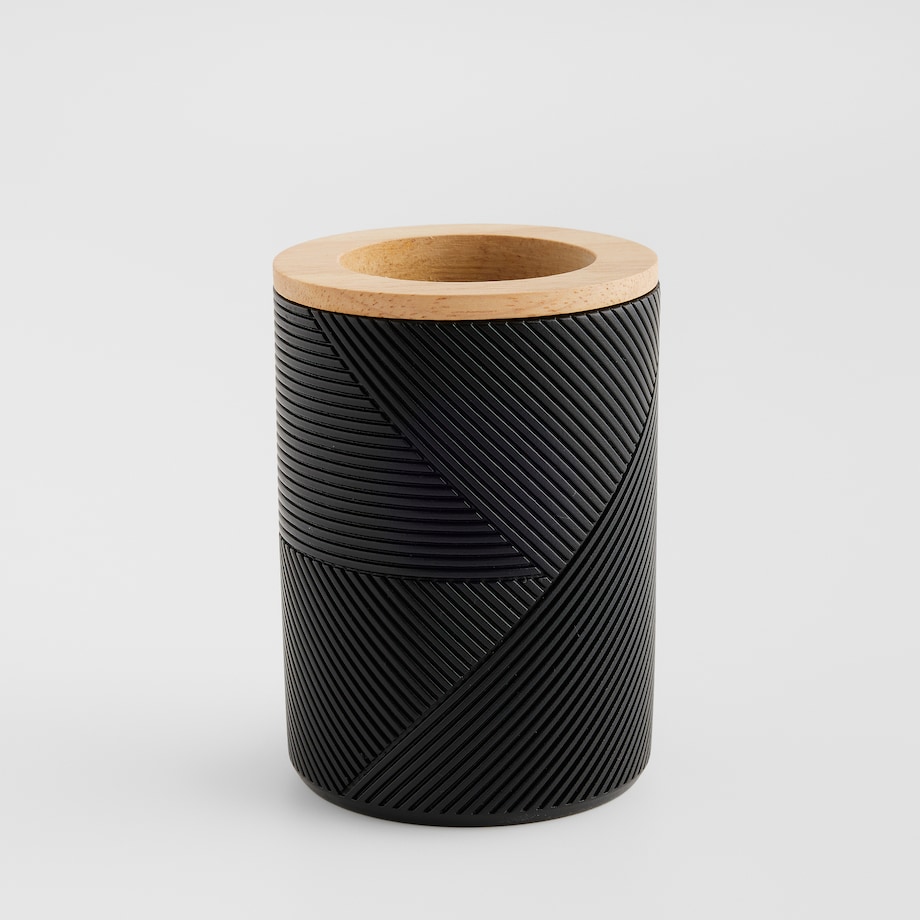 Kubek Łazienkowy Ravanna z motywem geometrycznym