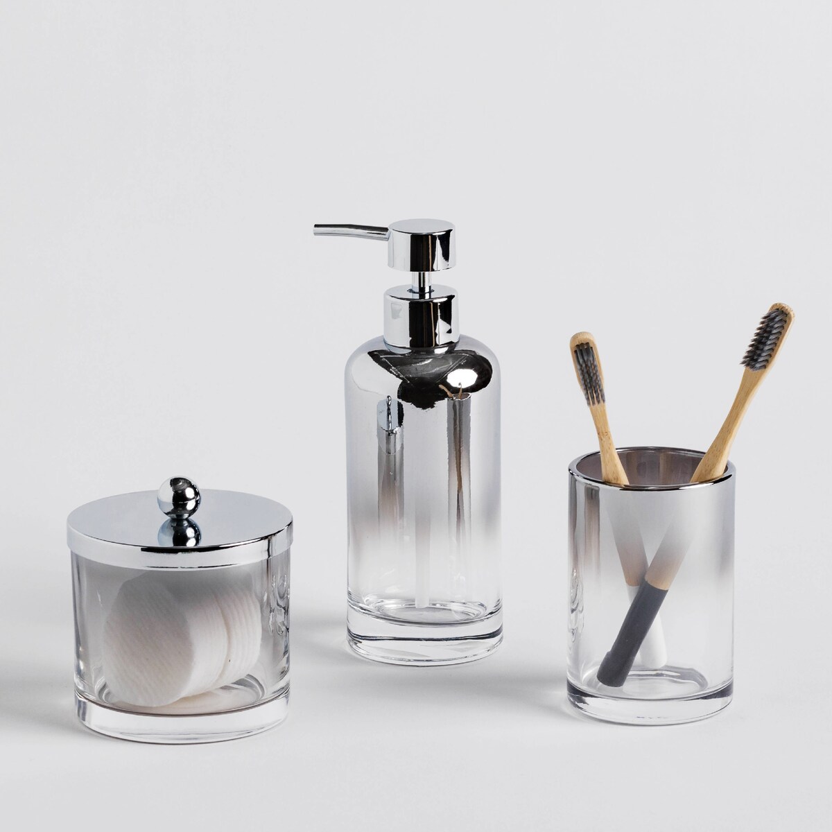 Kubek Łazienkowy z Srebrnego Szkła Victoris