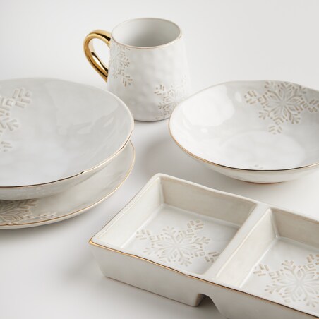 Patera Flakes z motywem śnieżynki