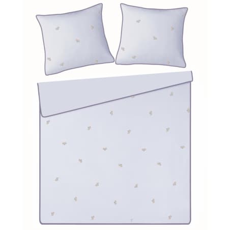 Pościel Z Mikrofibry Frescot 160x200 cm z motywem kwiatowym