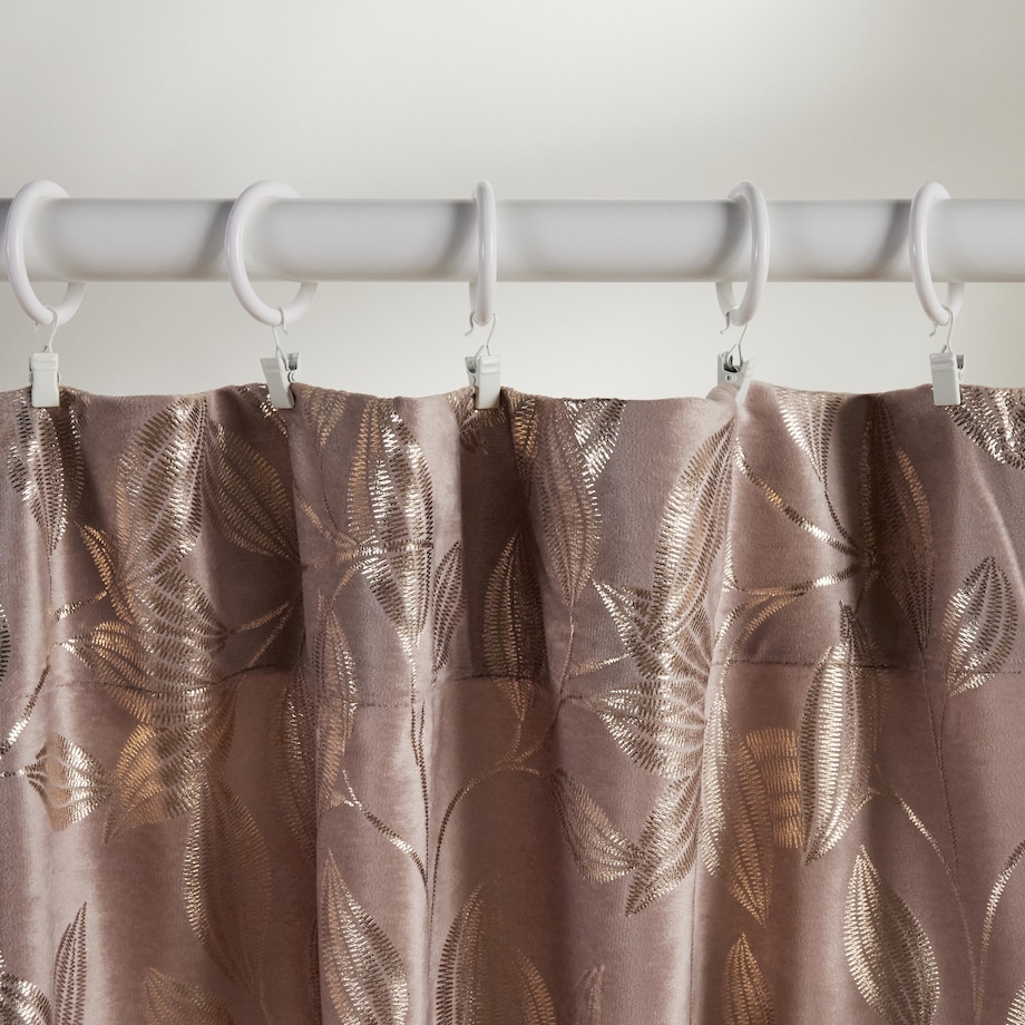 Zasłona Blomstela 140x250 cm z motywem roślinnym