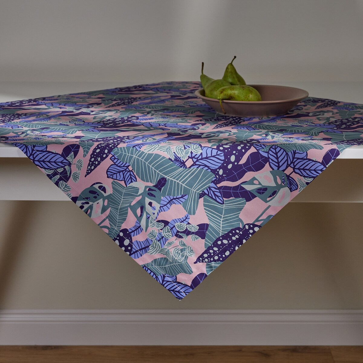 Serweta Drukowana Hazel 80x80 cm z motywem roślinnym