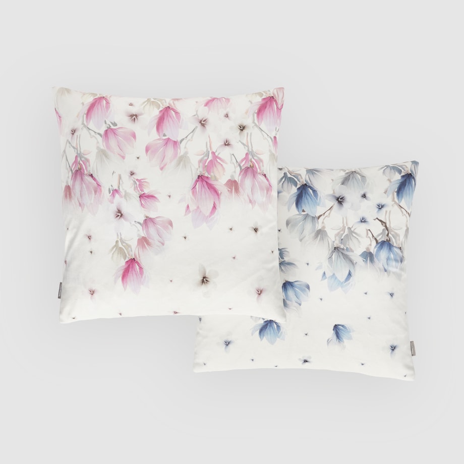 Poszewka z nadrukiem Fladis 45x45 cm z motywem kwiatowym