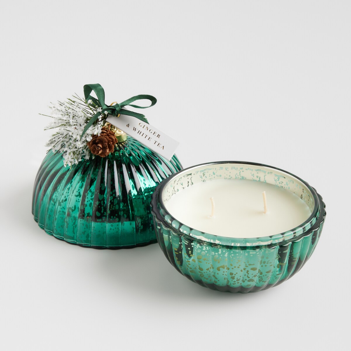 Świeca Zapachowa Boule deco z motywem choinki