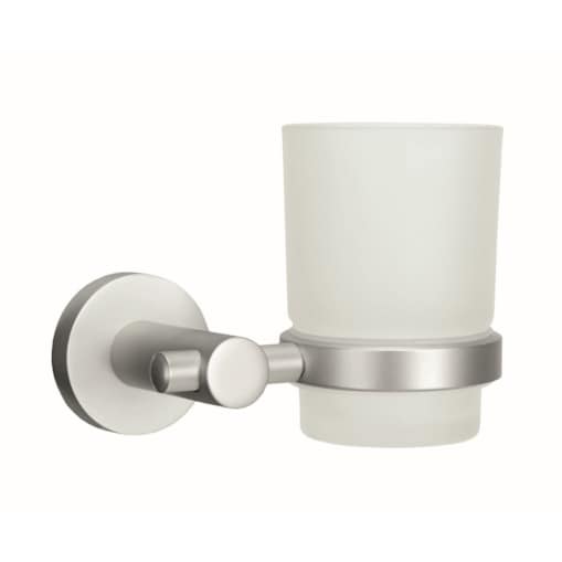 Kleine Wolke Apollo Ścienny Kubek łazienkowy szkło mleczne