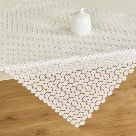 Serweta koronkowa Douglasio 80x80 cm z motywem kwiatowym