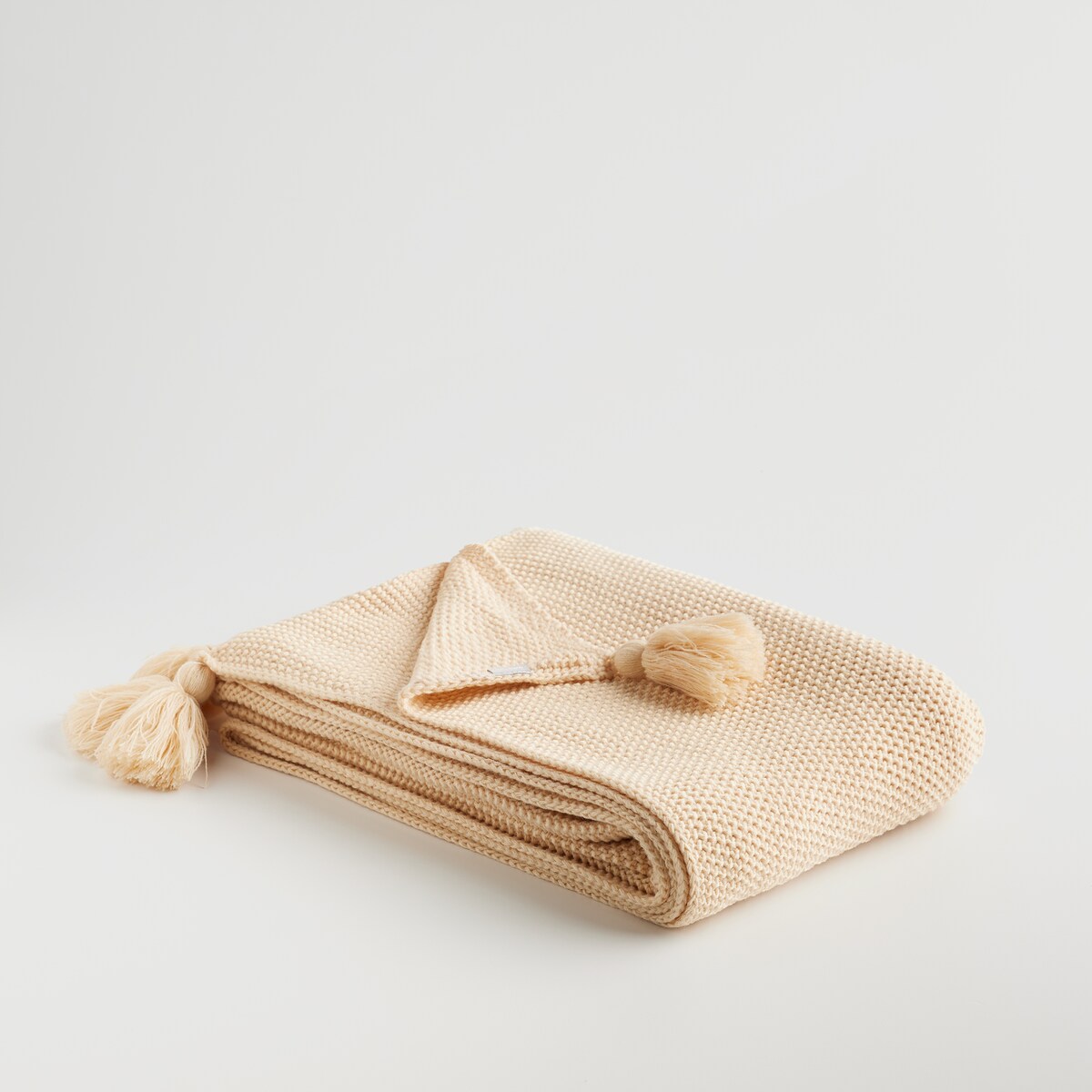 Jednokolorowy koc dzianinowy Zoltane 130x170 cm