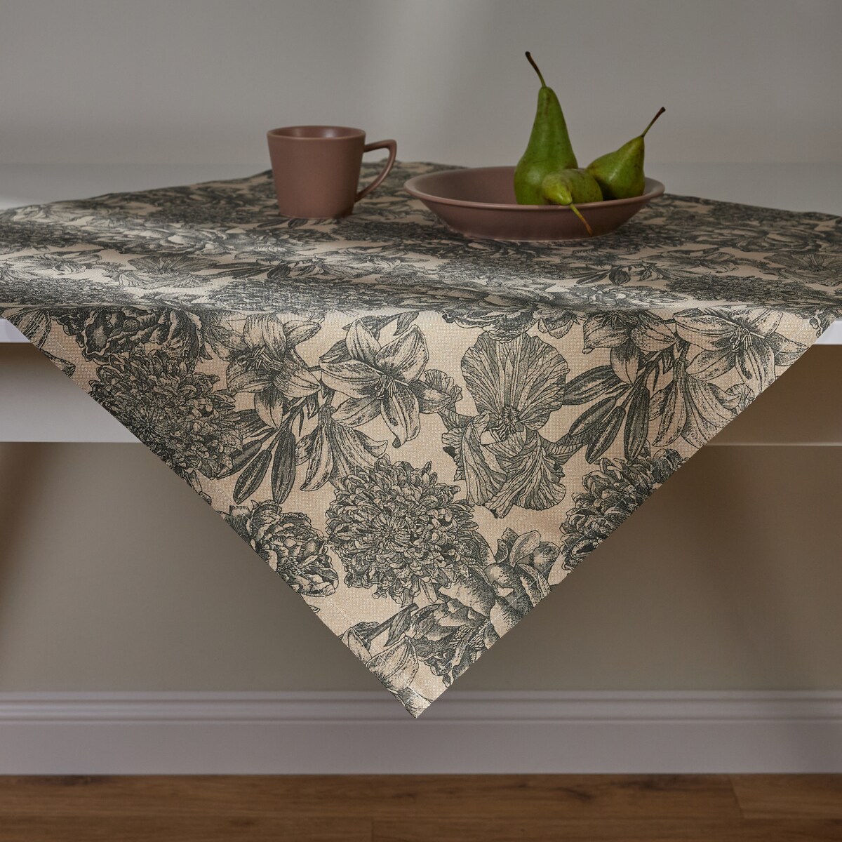 Serweta Drukowana Tomilo 80x80 cm z motywem kwiatowym