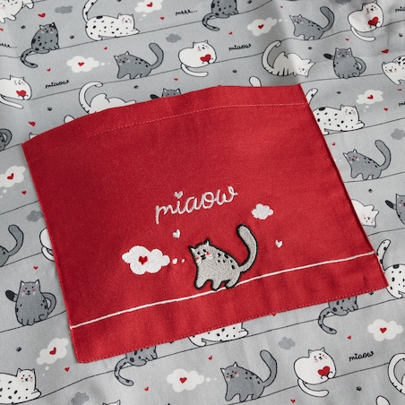 Fartuch Nuage 70x85 cm z motywem zwierzęcym