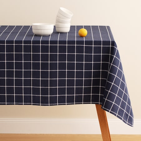 Obrus Żakardowy Rist 150x150 cm w kratę