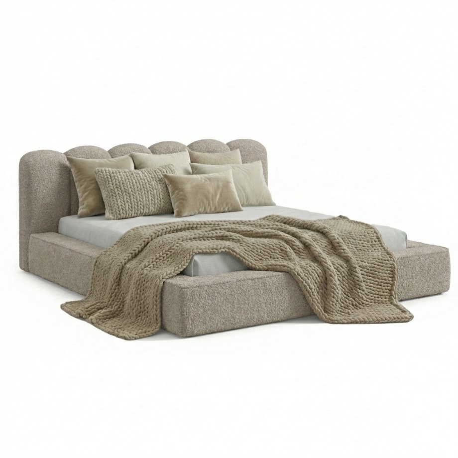 Łóżko Tapicerowane Veneto 120X200 Stelaż Pojemnik Na Pościel Abriamo 03