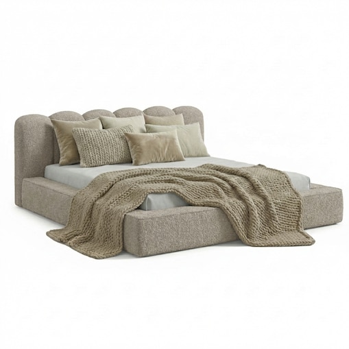 Łóżko Tapicerowane Veneto 120X200 Stelaż Pojemnik Na Pościel Abriamo 03