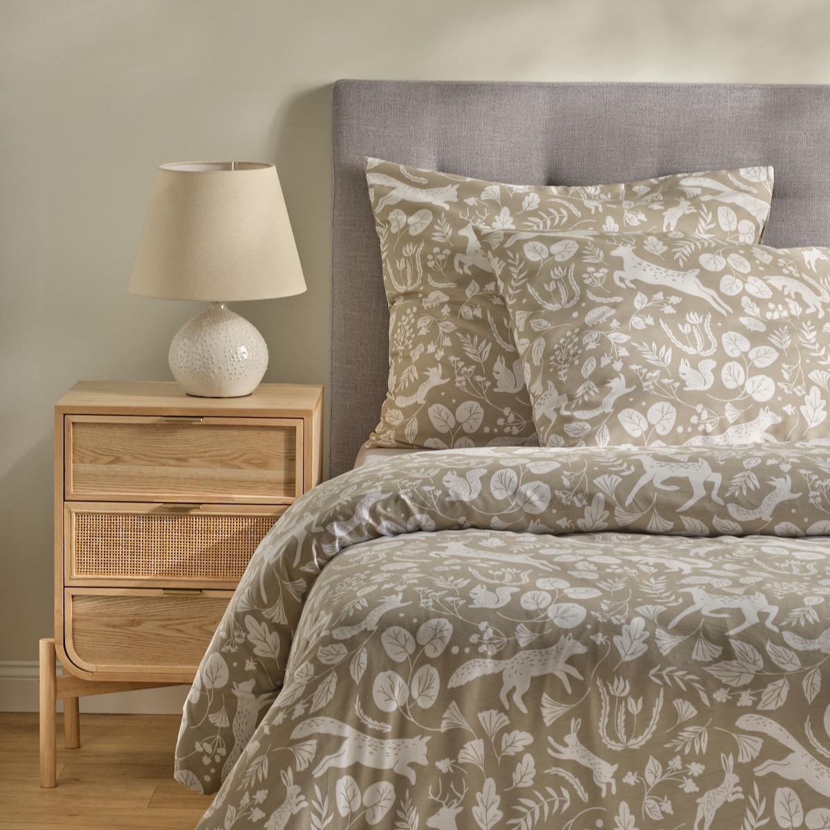 Pościel z bawełny satynowej Misne 160x200 cm