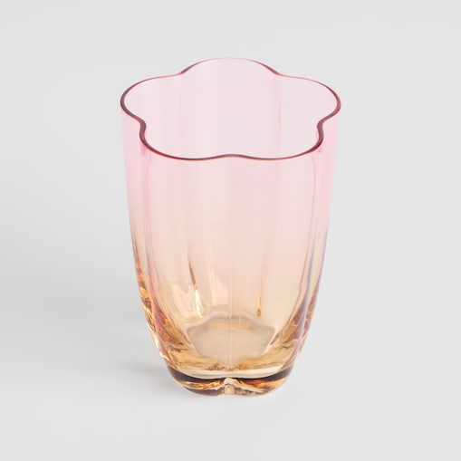 Szklanka Azali z motywem kwiatowym