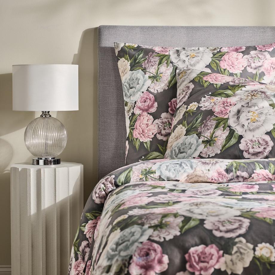 Pościel z bawełny satynowej Sofrine 160x200 cm z motywem kwiatowym