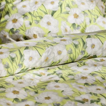 Pościel z bawełny satynowej Emeris 160x200 cm z motywem kwiatowym