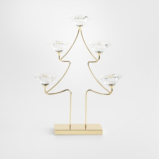 Świecznik Diamonds tree z motywem choinki