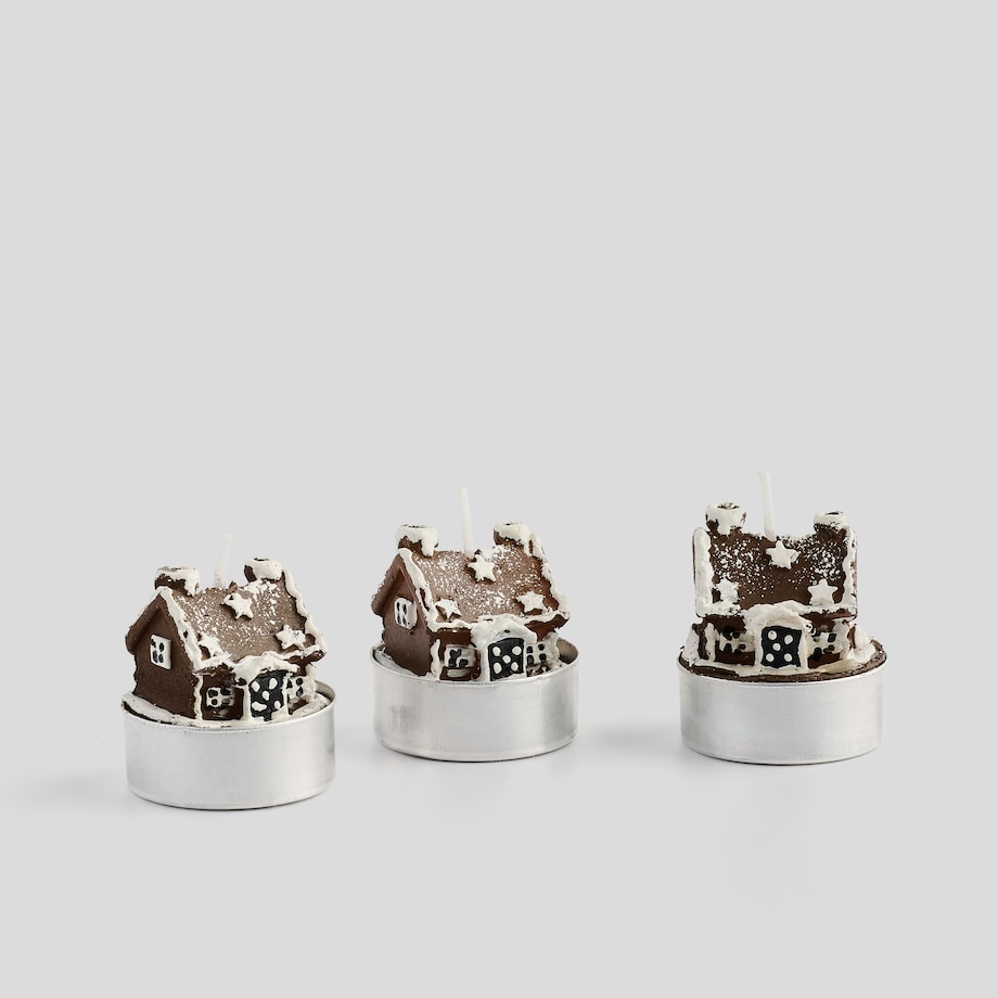 Komplet Podgrzewaczy Housini z motywem domku