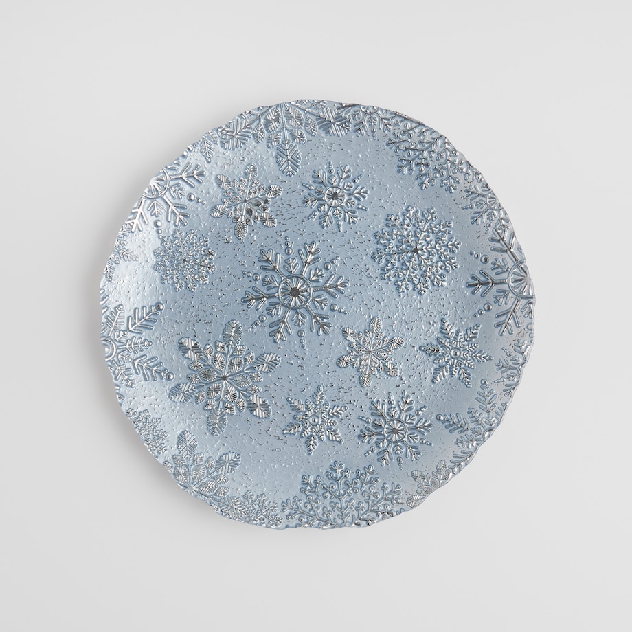 Patera Snowflakes z motywem śnieżynki