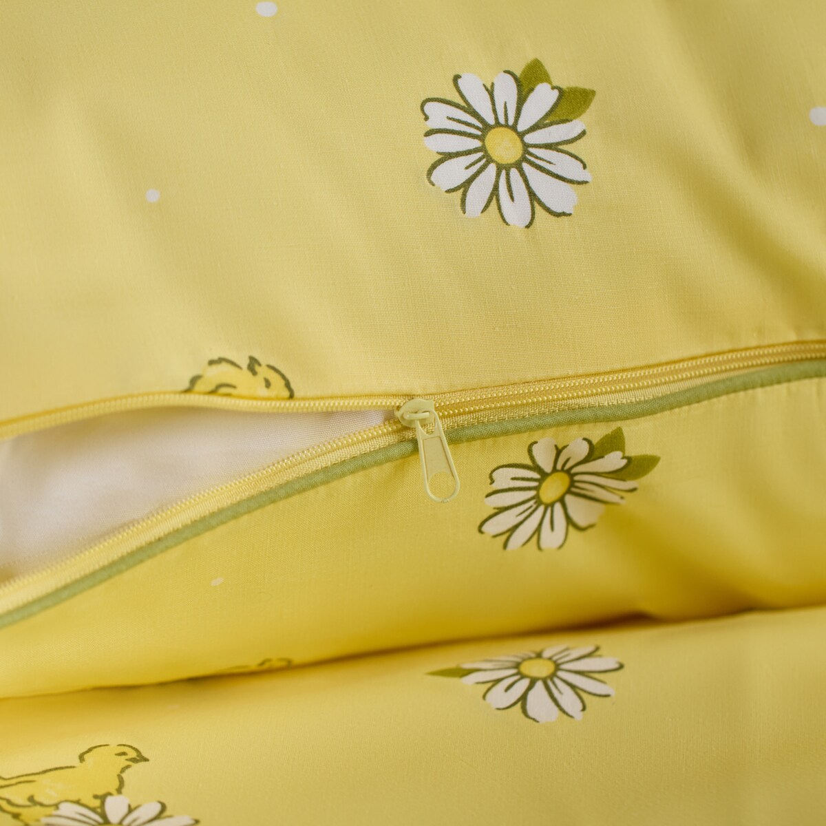 Pościel bawełniana z lamówką Diloso 160x200 cm z motywem kwiatowym