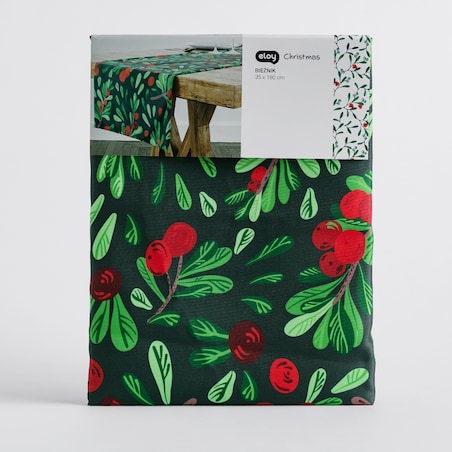 Obrus Festive leaves 35x180 cm