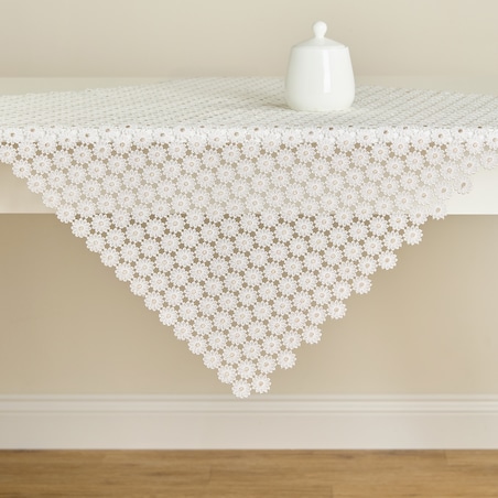 Serweta koronkowa Douglasio 80x80 cm z motywem kwiatowym