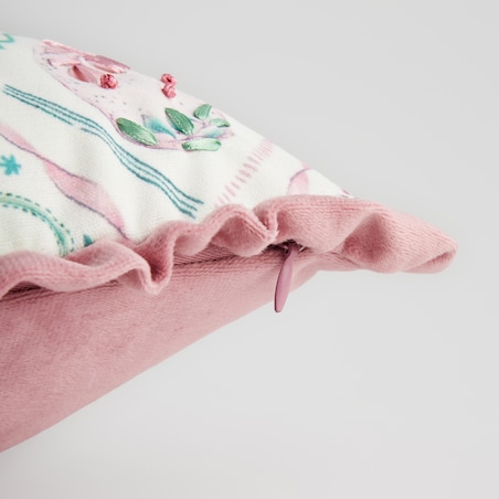 Poszewka Haftowana Florara 45x45 cm z motywem jajka