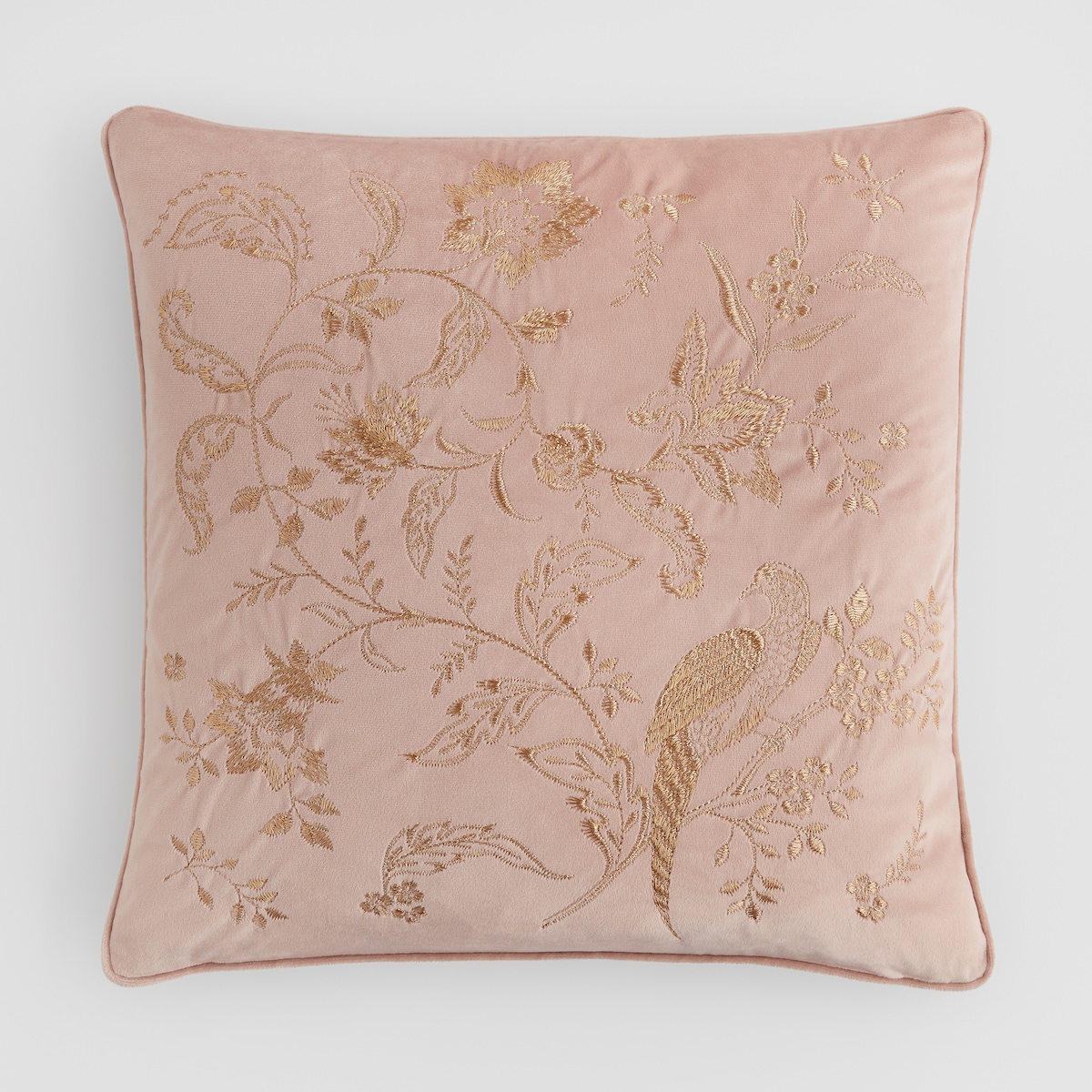 Poszewka Haftowana Ptako 45x45 cm z motywem zwierzęcym