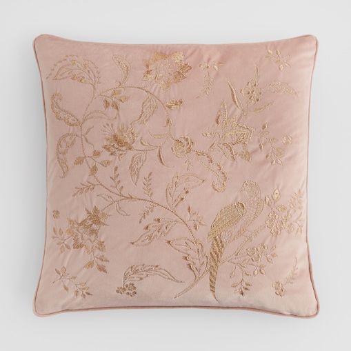 Poszewka Haftowana Ptako 45x45 cm z motywem zwierzęcym