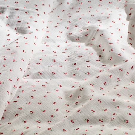 Pościel Muślinowa Cherries 140x200 cm