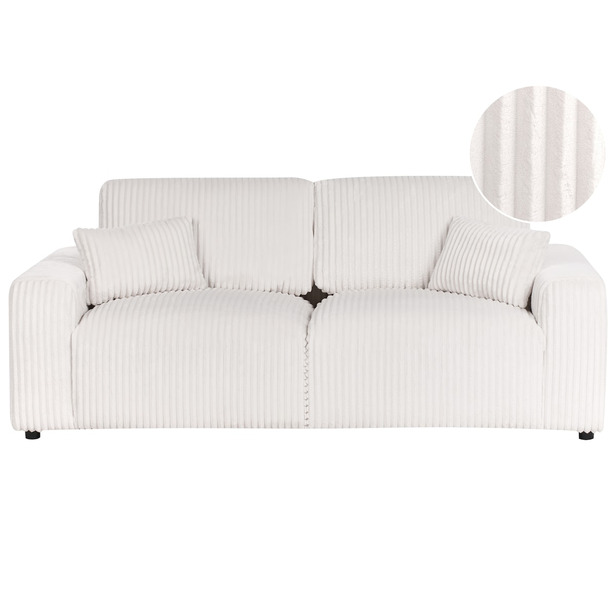 Sofa dla 3 osób SANDORA Sztruks