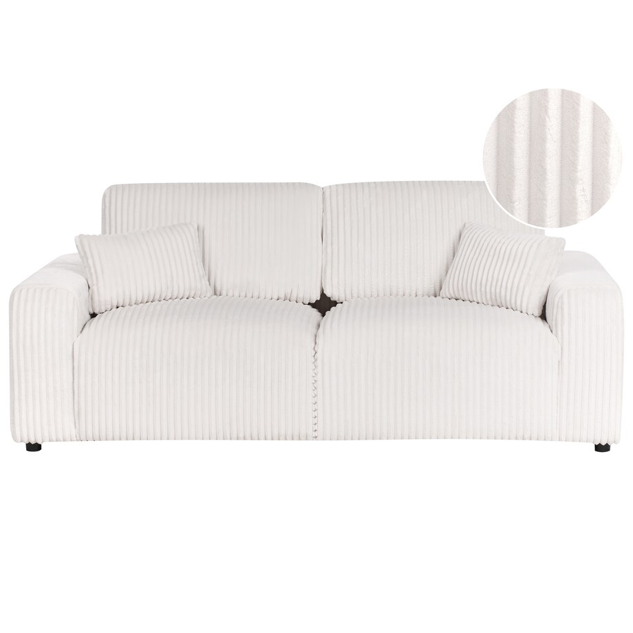 Sofa dla 3 osób SANDORA Sztruks