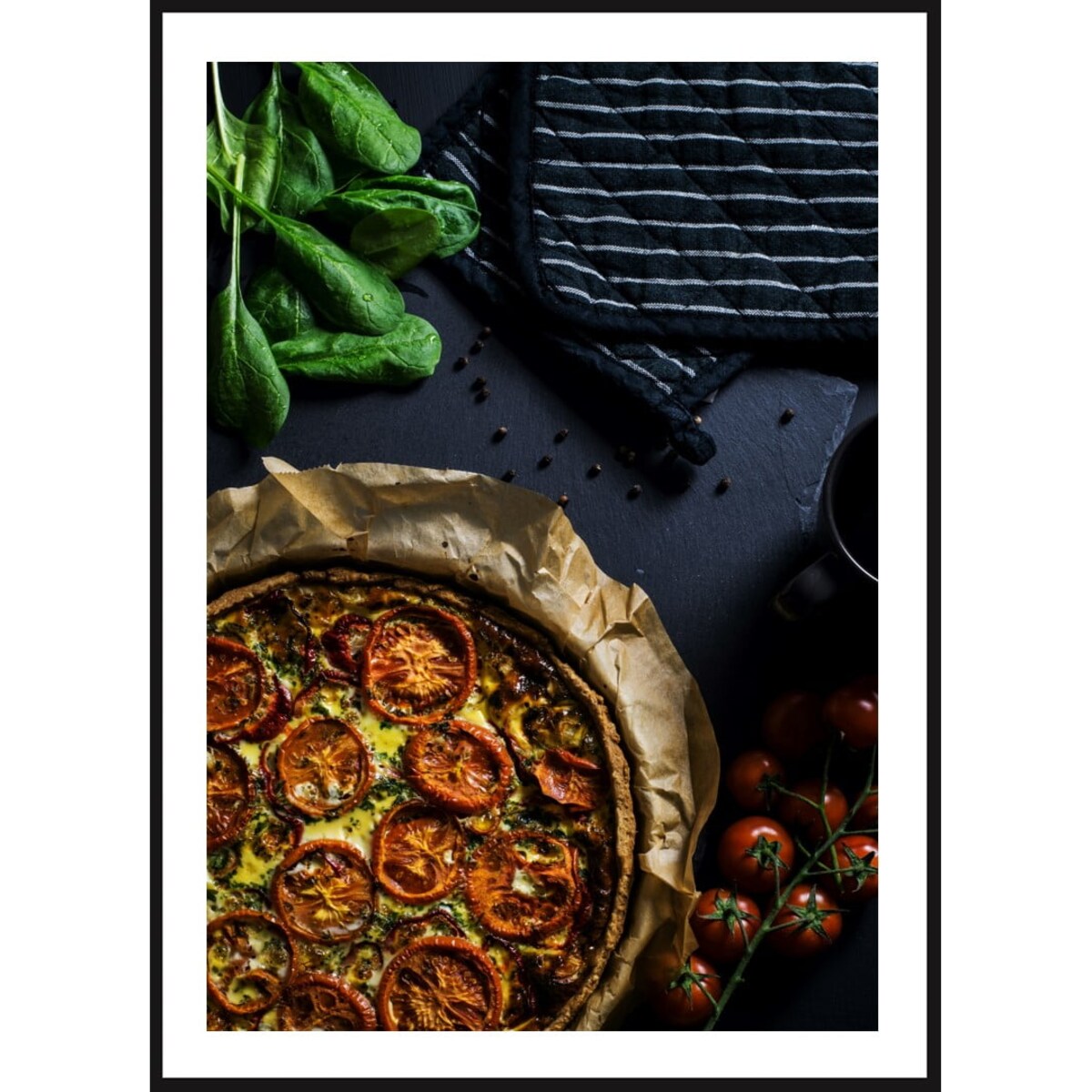 Poster Story, Plakat, Obraz - Pizza z Suszonymi Pomidorami