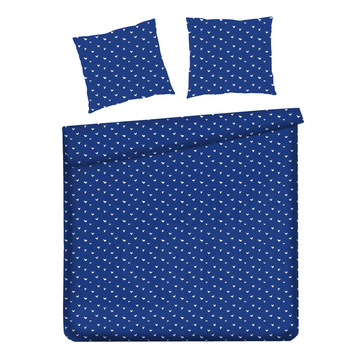 Pościel z bawełny satynowej Mallory 200x220 cm z motywem serc