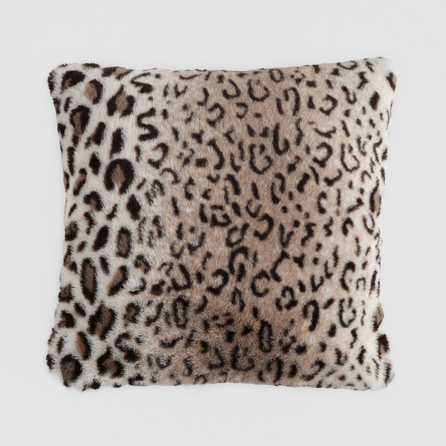 Poszewka Futrzana Panterini 45x45 cm z motywem zwierzęcym