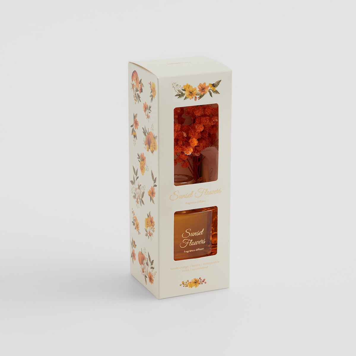 Dyfuzor zapachowy z patyczkami Pumprelle flower 200 ml
