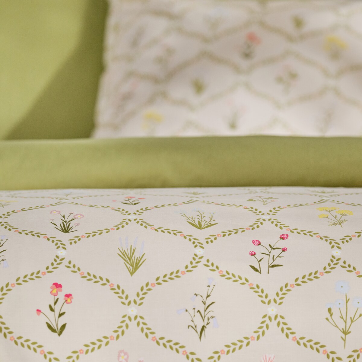 Pościel Bawełniana Vintagio 160x200 cm z motywem kwiatowym