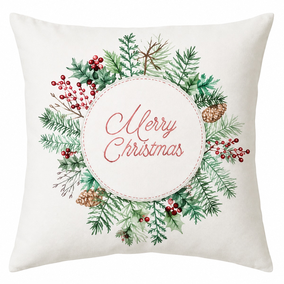 Poszewka Welwetowa Christmas cheer 40x40 cm