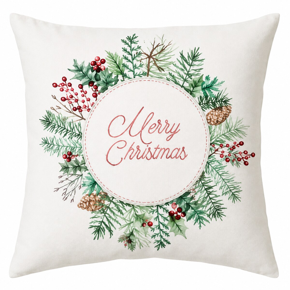 Poszewka Welwetowa Christmas cheer 40x40 cm