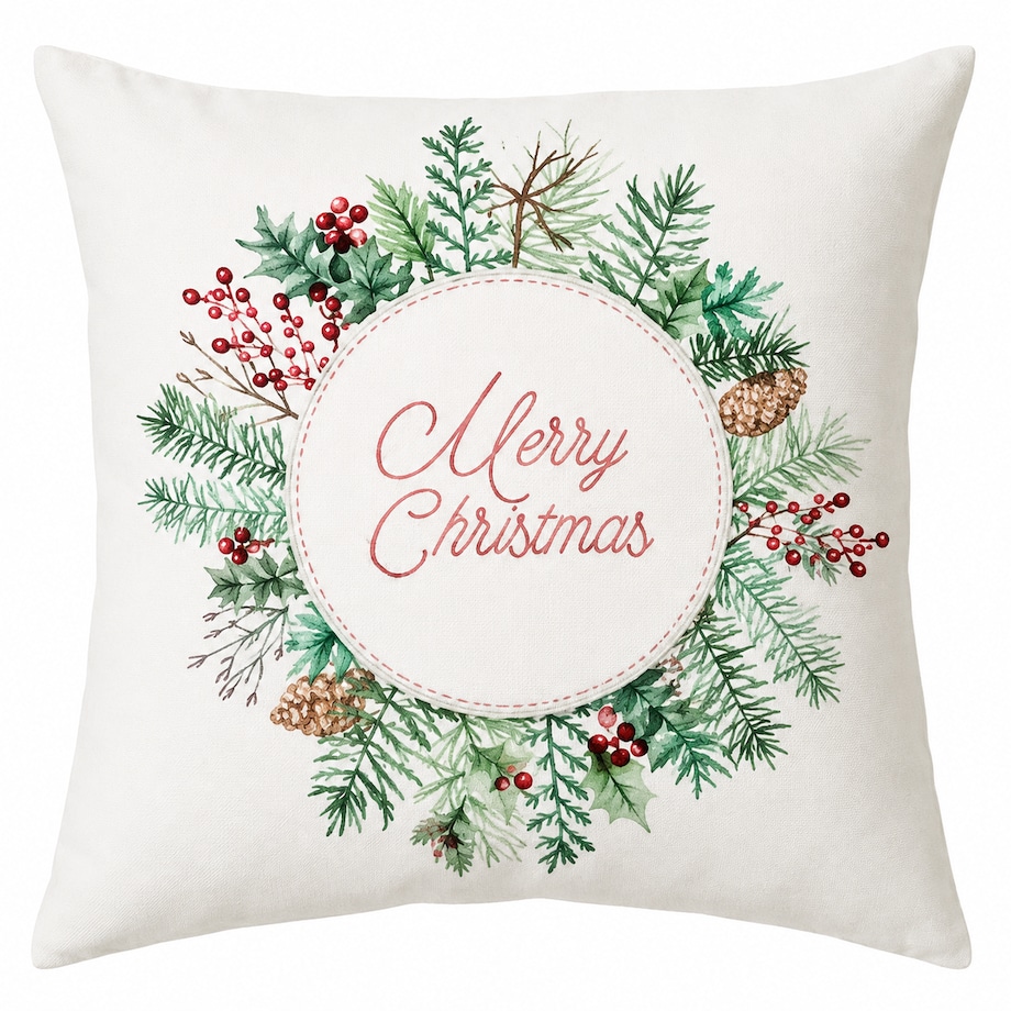 Poszewka Welwetowa Christmas cheer 40x40 cm
