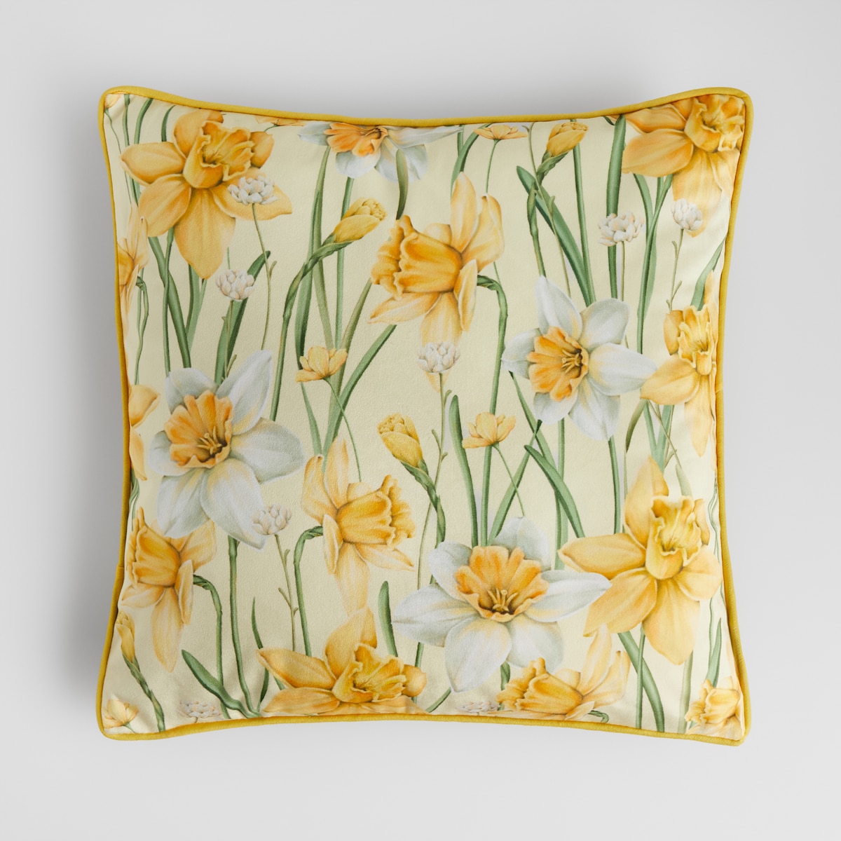 Poszewka z nadrukiem Daffelis 45x45 cm z motywem kwiatowym