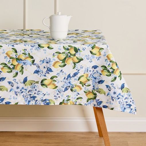 Obrus z nadrukiem Lemondi 150x220 cm z motywem owoców