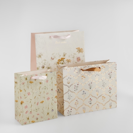 Torba Prezentowa Vintagio z motywem kwiatowym