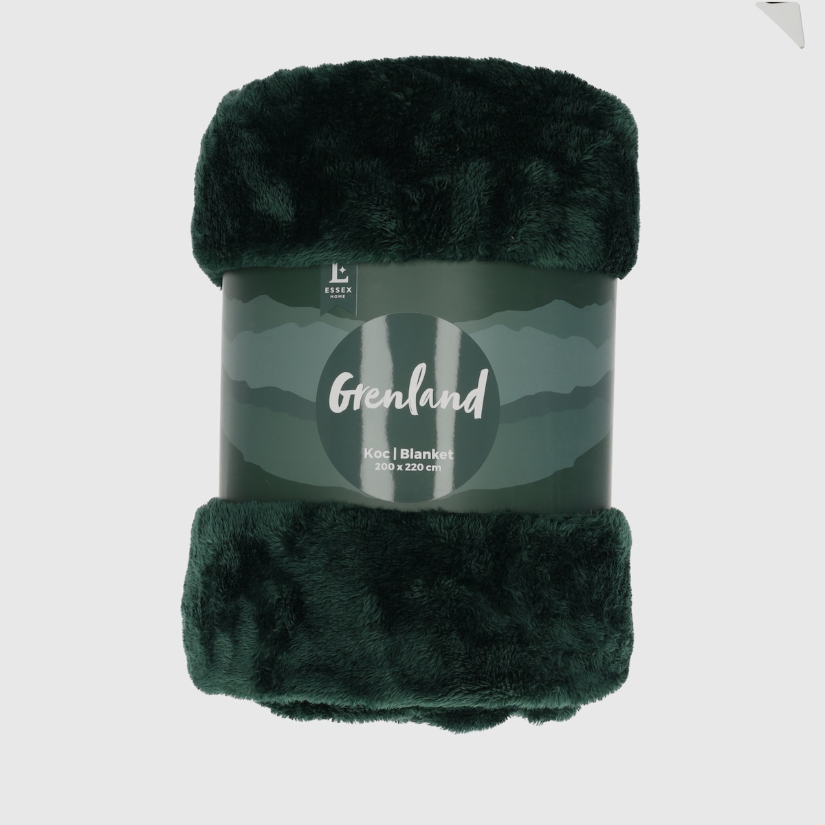 Jednokolorowy koc Grenland VI 200x220 cm